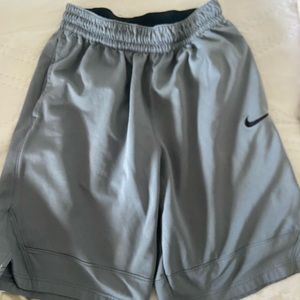 grey nike shorts
